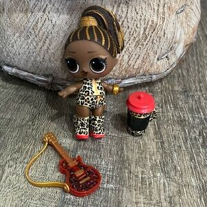 LOL Surprise Fierce Music Rock music Leopard clothes L.O.L. Baby Doll